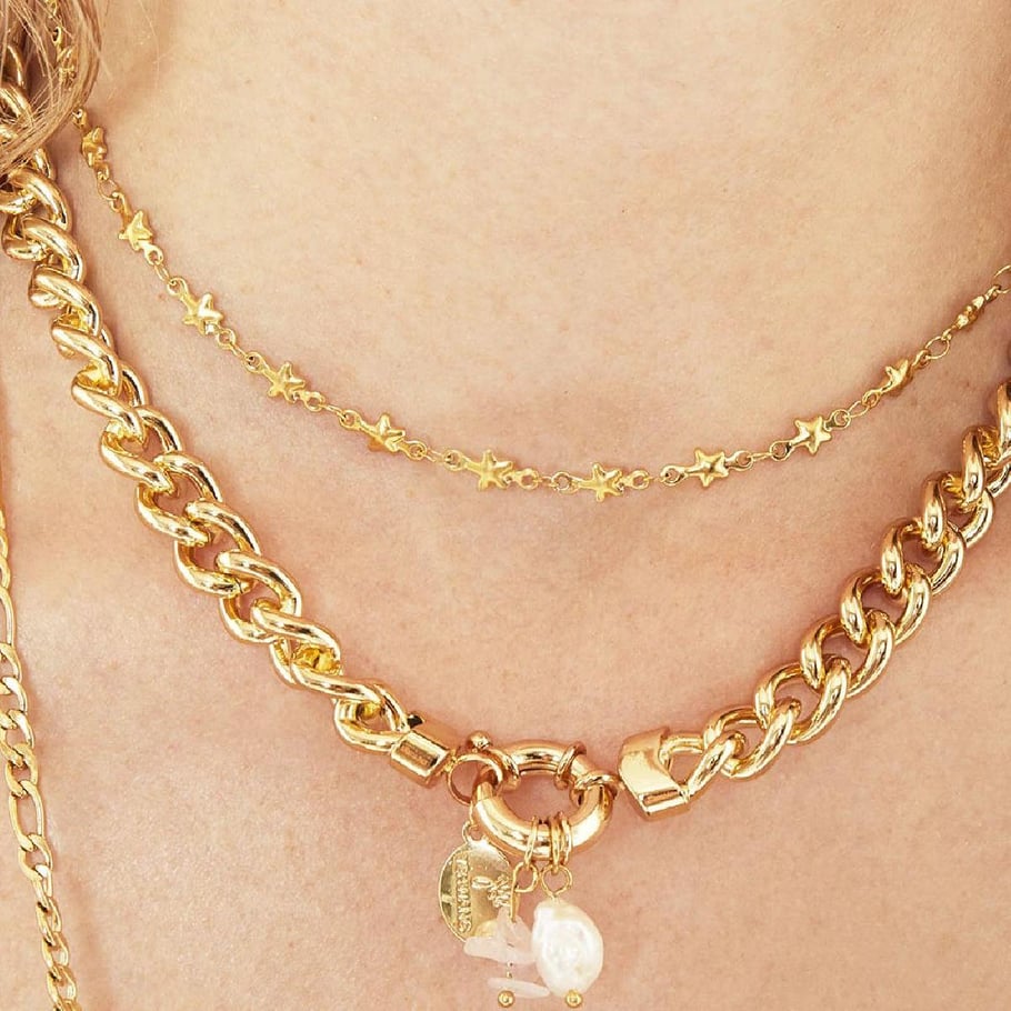 Necklace chained star Picture2